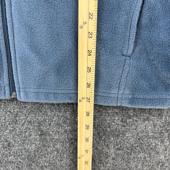 Columbia Mens Full-Zip Fleece Vest M Blue Sleeveless Lightweight Casual Hiking - Picture 8 of 10